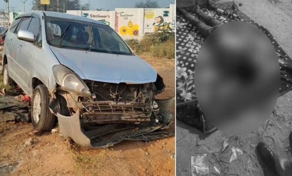 اوور اسپیڈنگ اِنّووا کار نے سویٹر بیچنے والے خاندان کو کچل دیا، ایک بر سر موقع ہلاک اوور اسپیڈنگ اِنّووا کار نے سویٹر بیچنے والے خاندان کو کچل دیا، ایک بر سر موقع ہلاک