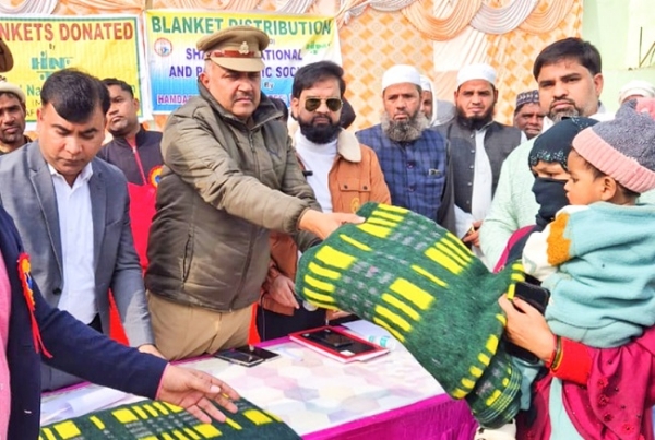 ہمدرد نیشنل فاونڈیشن اور شمع این جی او کے زیر اہتمام کمبل تقسیم تقریب کا انعقاد