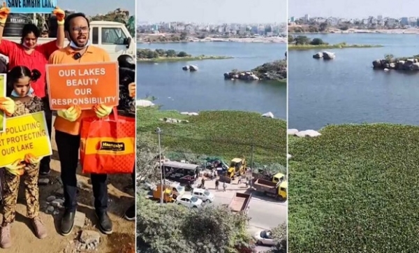 حیڈرا کا پرگتی نگر میں عنبرچیروو کو دی ایک نئی زندگی، عوام کا خیرمقدم