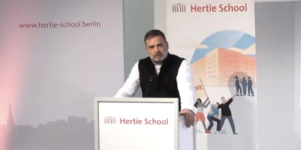 راہل گاندھی نے جرمنی میں طلباء سے بات چیت کی، بی جے پی پر آئین کی بنیادی روح کو مجروح کرنے کا الزام لگایا