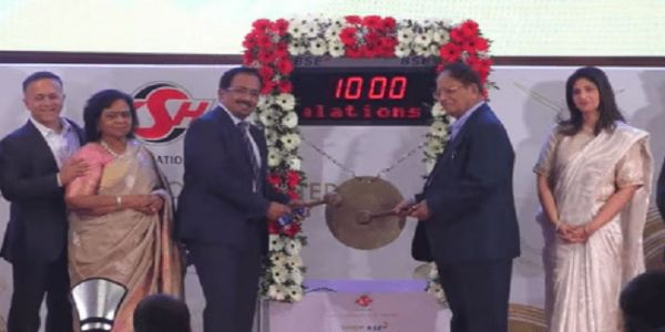 کے ایس ایچ انٹرنیشنل کے شیئرز تقریباً چار فیصد کی گراوٹ کے ساتھ درج