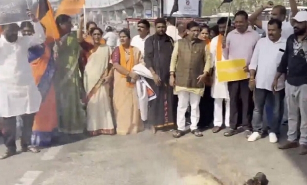 بنگلہ دیش میں ہندووں پرحملے،تلنگانہ میں وی ایچ پی کا احتجاج