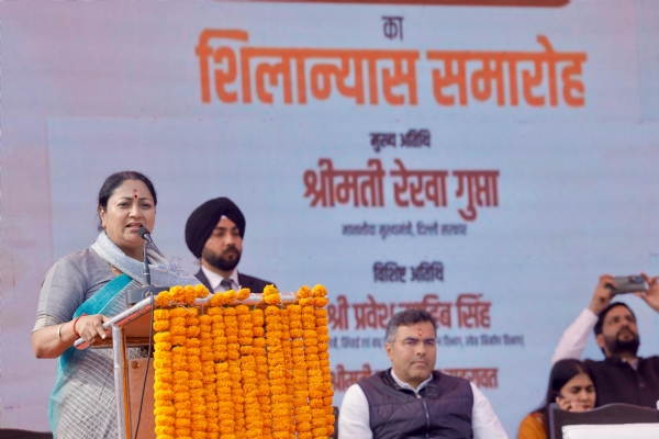 وزیر اعلیٰ نے اٹل گارڈن کا سنگ بنیاد رکھا، یہ گنجان آباد علاقوں کے لیے’لائف لائن‘ بنے گا