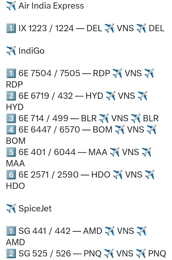 گھنی دھند کی وجہ سے وارانسی ہوائی اڈے سے نو پروازیں منسوخ