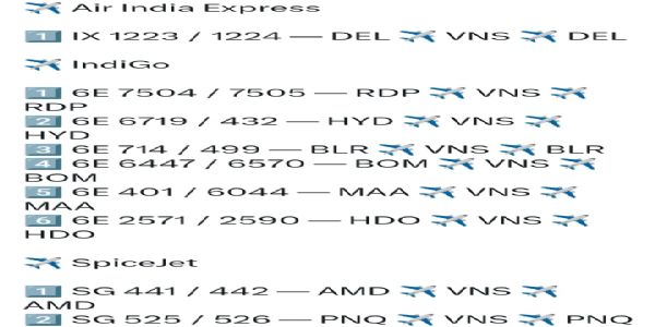 گھنی دھند کی وجہ سے وارانسی ہوائی اڈے سے نو پروازیں منسوخ