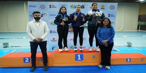 نیشنل شوٹنگ چمپئن شپ: تلوتما سین اور ریتوپرنا دیشمکھ نے گولڈ میڈل جیتا