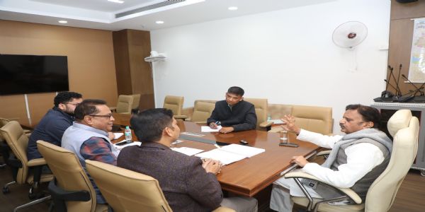 نائب وزیراعلیٰ شکلا نے ریوا بائی پاس تعمیراتی کام کی پیش رفت کا جائزہ لیا