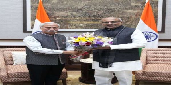 اروناچل پردیش کے گورنر نے نائب صدر جمہوریہ سے ملاقات کی