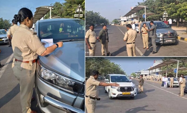 شمس آباد ایئرپورٹ پر ٹرانسپورٹ محکمہ کی اچانک کارروائی، متعددٹیکسیاں اورگاڑیاں ضبط شمس آباد ایئرپورٹ پر ٹرانسپورٹ محکمہ کی اچانک کارروائی، متعددٹیکسیاں اورگاڑیاں ضبط