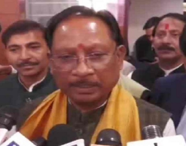 چھتیس گڑھ کے وزیر اعلیٰ وشنو دیو سائے جمعہ کو مدھیہ پردیش کے گوالیار پہنچے