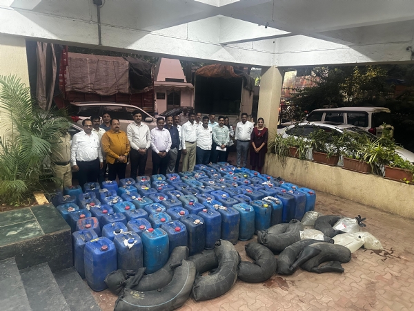 Illegal country liquor seized in Thane district rural
