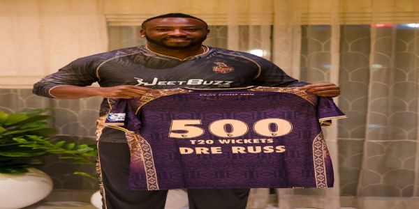 ابوظہبی نائٹ رائیڈرز نے آندرے رسل کو 500 ٹی20 وکٹیں مکمل کرنے پر مبارکباد دی