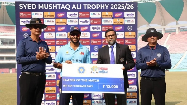 سید مشتاق علی ٹی20 ٹرافی: ممبئی اور آندھرا کی شاندار جیت، گروپ اے سے سپر لیگ میں جگہ پکی