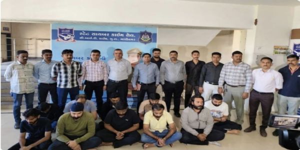 گجرات کے بھاو نگرسے 719 کروڑ روپے کے بین الاقوامی سائبر فراڈ کا پردہ فاش