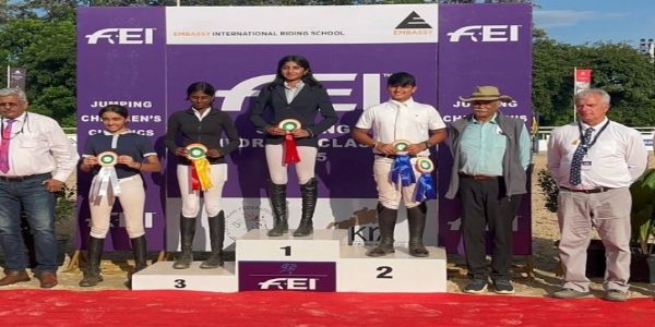گھڑ سواری : ٹیم انڈیا نے بچوں کے انٹرنیشنل ایکوسٹرین فیڈریشن مقابلے میں سونے کا تمغہ جیتا