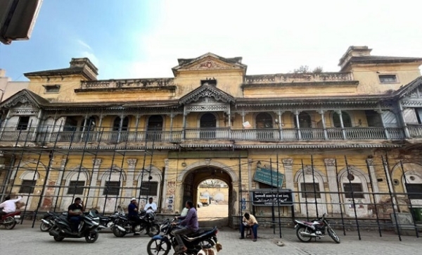 چارمینار سردار محل کی بحالی آخری مرحلے میں چارمینار سردار محل کی بحالی آخری مرحلے میں