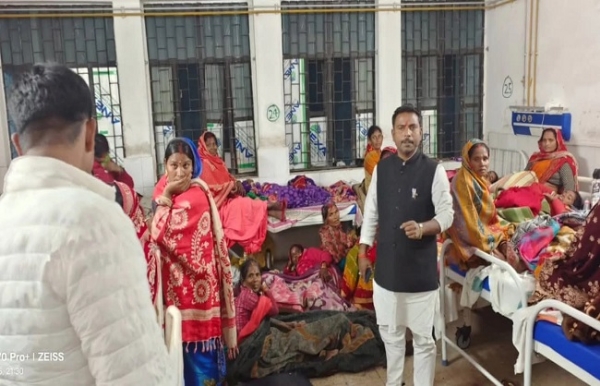 ایم ایل اے نے رات کو سب ڈویزنل اسپتال کا معائنہ کیا