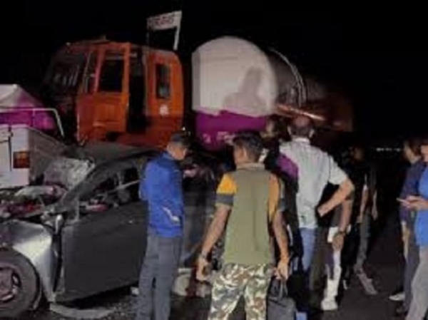 بدناور-اجین فور لین روڈ پر حادثہ۔