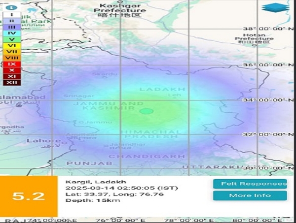 Earthquake tremors felt in Himachal Chamba too