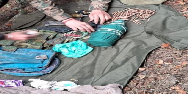 بارہمولہ کے جنگلاتی علاقے میں دہشت گردوں کے ٹھکانے کا پردہ فاش