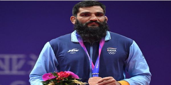 ایشین چیمپئن شپ: سنیل کمار نے 87 کلو گرام گریکو رومن ریسلنگ میں کانسی کا تمغہ جیتا