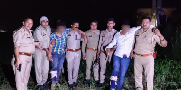 انکاؤنٹر میں 25 ہزار کے انعام والے شخص سمیت تین بدمعاش گرفتار