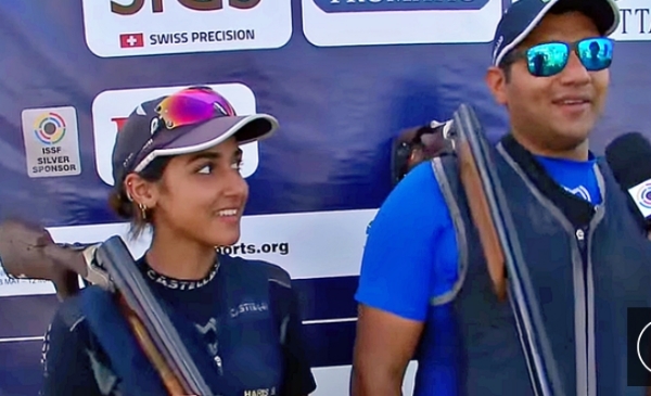 ISSF Shotgun World Cup 2025: Kinan-Sabira Haris bronze