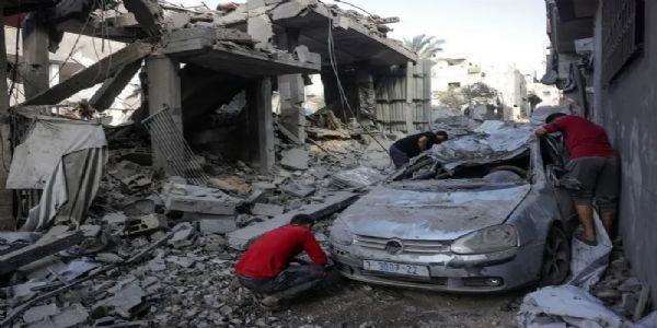 غزہ : اسرائیلی بم باری سے 24 گھنٹوں میں 90 فلسطینی جاں بحق
