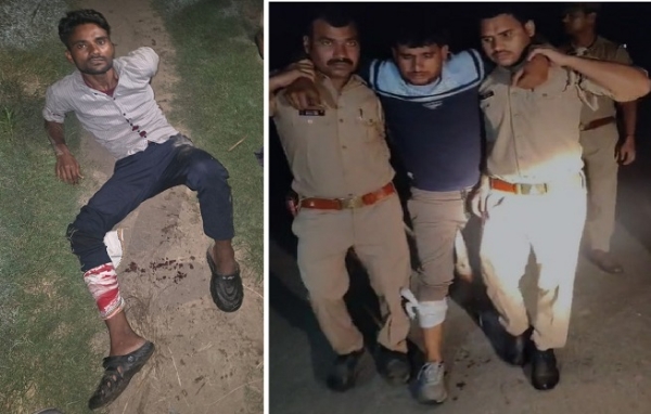 In Ghaziabad, encounter at 3 places, five crippled