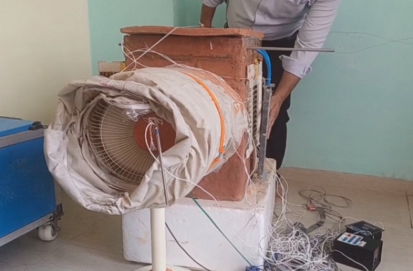 Sonipat: Cooler made by clay, DCRUST researcher gets patent