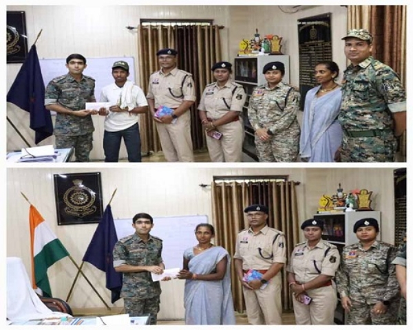 Naxal couple with Rs 16L bounty surrendered in Kondagaon