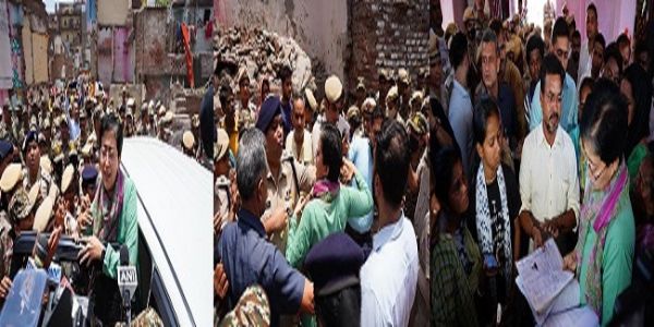 جھگی مکینوں کے گھروں کو توڑنے کی مخالفت کرنے پر آتشی کو بی جے پی حکومت نے کیا گرفتار