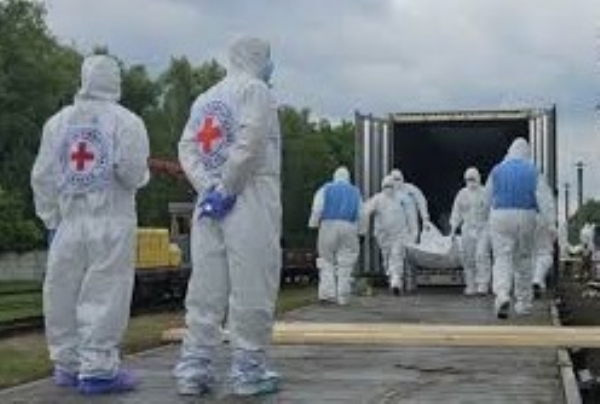 Russia and Ukraine handed over bodies of soldiers