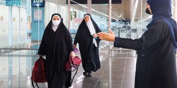 ایرانی حجاج کے پہلے قافلے کی عرعر سرحدی گزر گاہ کے ذریعے سعودی عرب سے روانگی
