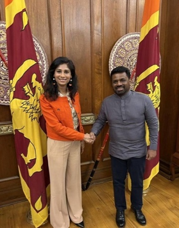 IMF Dr. Geeta Gopinath discussed Sri Lankan President