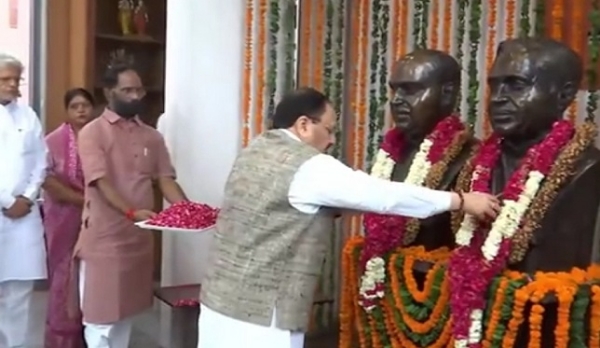 JP Nadda paid tribute to Shyama Prasad on Martyrdom Day