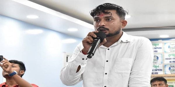 ترنمول اسٹوڈنٹ لیڈر وکرمجیت ساو نے آڈیو تنازع میں تھانے میں رپورٹ کی