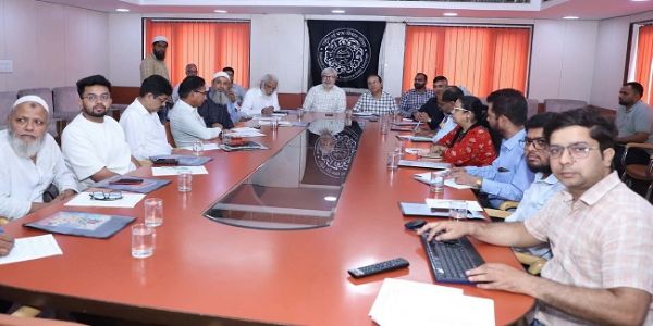 چنار بک فیسٹول کے تعلق سے قومی اردو کونسل کے صدر دفتر میں اردو پبلشرز کے ساتھ میٹنگ