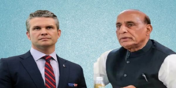 راج ناتھ سنگھ نے امریکی وزیر دفاع کے ساتھ دفاعی تعاون پر تبادلہ خیال کیا