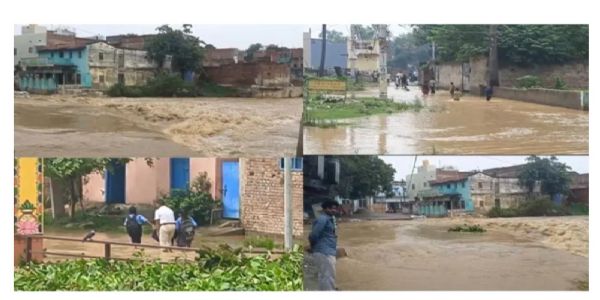 بہار کے نالندہ میں ندیوں کے پانی کی سطح بڑھنے سے ٹوٹاپشتہ