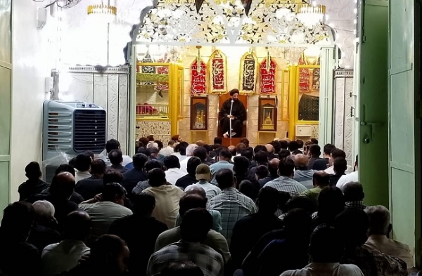 انجمن عزائے حسینی ویلکم کے زیراہتمام خمسہ مجالس اختتام پذیر