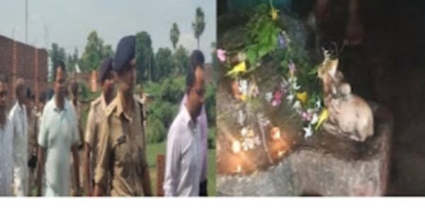 نوادہ میں دو مندروں کی مورتیوں کو نقصان ، گاؤں والے ناراض