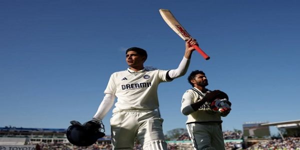 برمنگھم ٹیسٹ: گل کی تاریخی سنچری، جیسوال اور جڈیجہ کی دھمک سے ہندوستان انگلینڈ پر بھاری