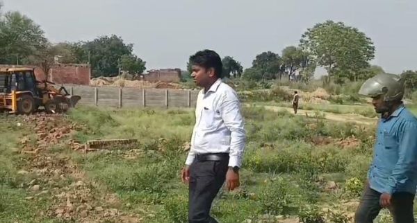 PDAs bulldozer on illegal plotting, 5 bigha land vacated