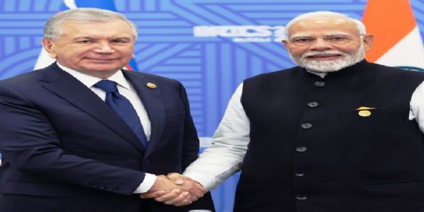 وزیر اعظم مودی اور ازبکستان کے صدرکے درمیان ٹیلی فون پر بات چیت