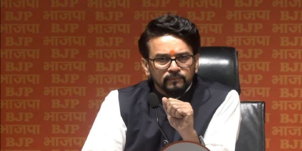بہار انتخابات میں ممکنہ شکست کی وجہ سے کانگریس الیکشن کمیشن پر جھوٹے الزامات لگا رہی ہے: انوراگ ٹھاکر