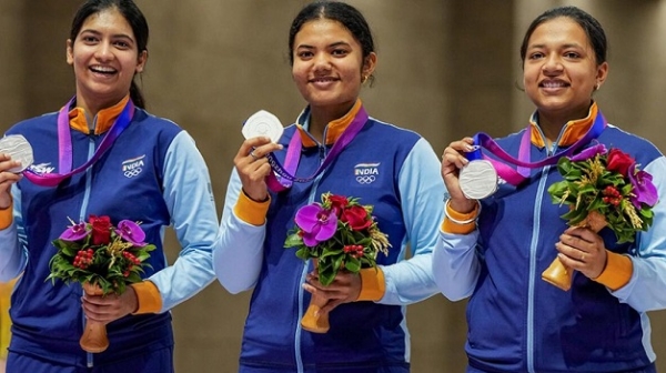 Women team win silver in Asian Champ, Manini Kaushik bronze