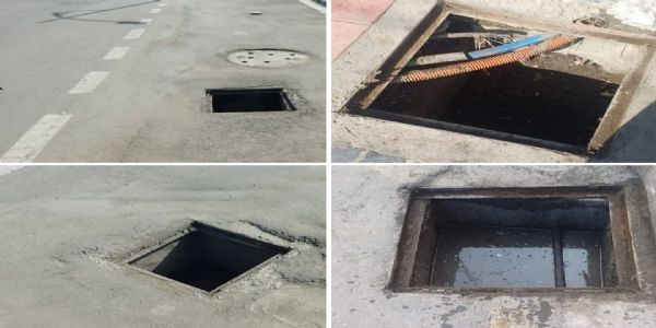 سرینگر شہر میں 45 سے زائد مین ہول کے ڈھکن چوری نے خطرے کی گھنٹی بجا دی