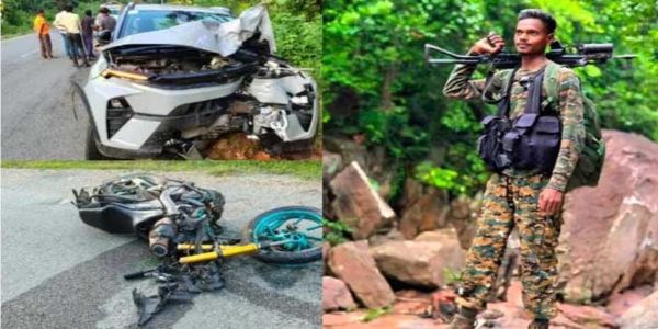 بیجاپور سڑک حادثے میں بستر فائٹر جوان کی موت