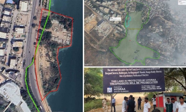 درگم چیروؤ میں غیر قانونی قبضوں پر حیڈرا کی ایکشن کروائی